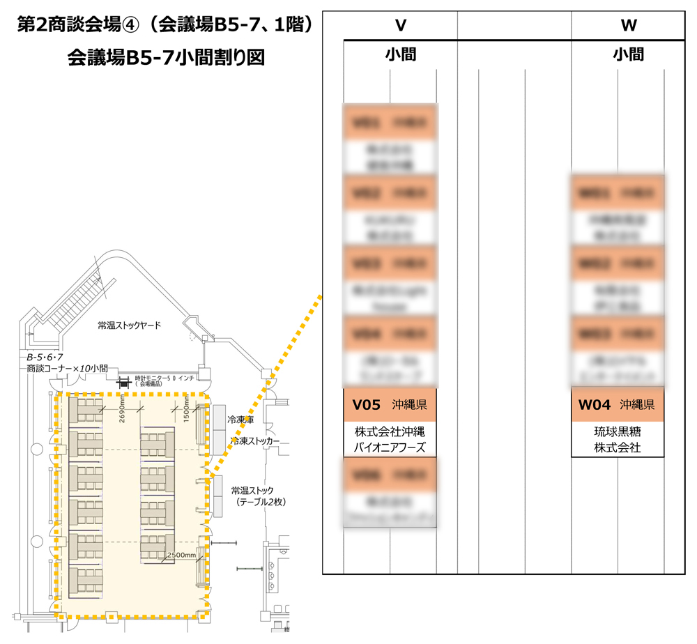 沖縄大交易会割り図